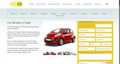 Desktop Screenshot of carhirecrete.net