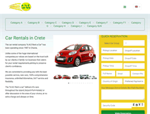 Tablet Screenshot of carhirecrete.net